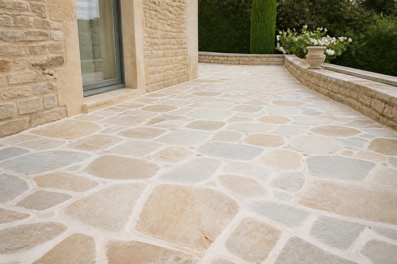 découvrez comment les joints de votre terrasse en pierre peuvent retrouver leur couleur d'origine, redonnant éclat et fraîcheur à votre espace extérieur.