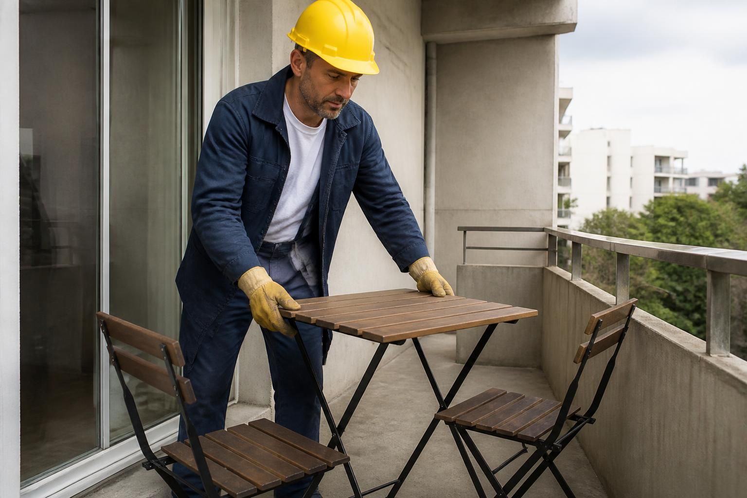 découvrez comment transformer un minuscule balcon en béton en un coin repas ultra douillet, parfait pour profiter de repas conviviaux en plein air.