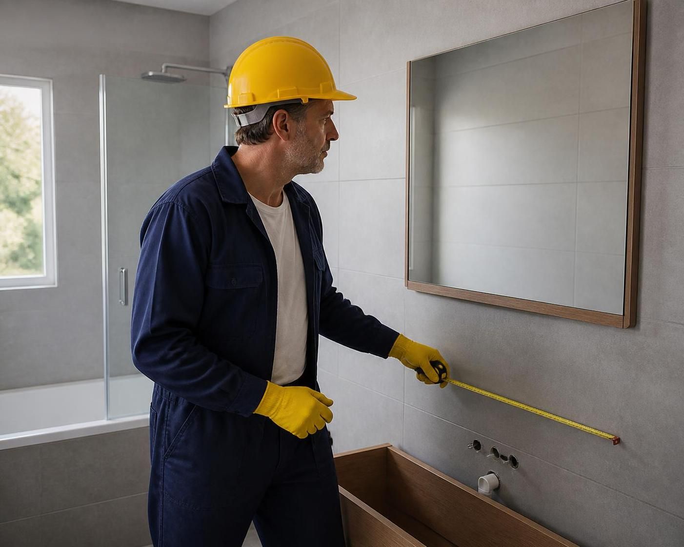 découvrez comment un miroir basique de salle de bains peut se transformer en une pièce design élégante qui sublime votre espace.