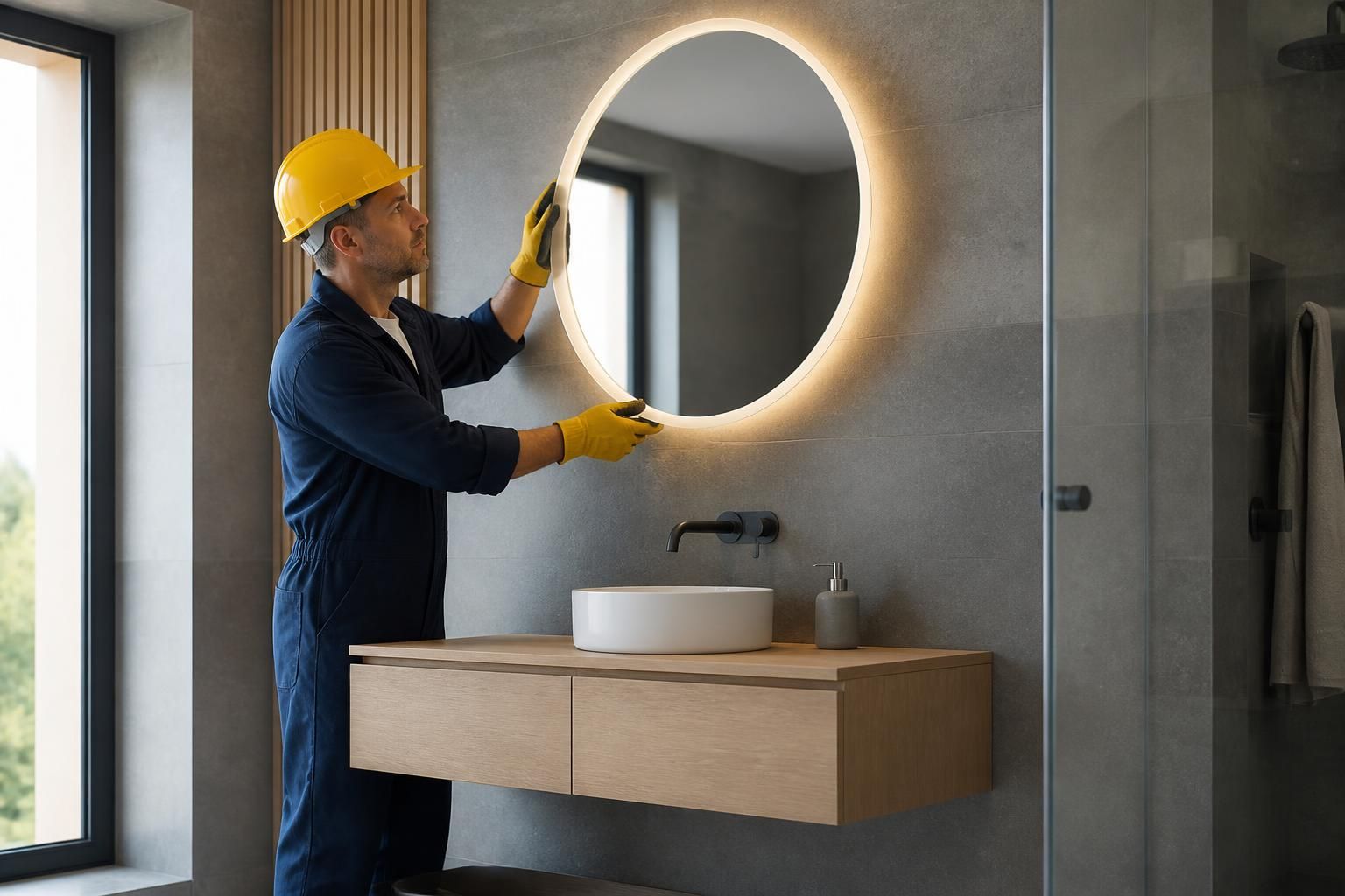 découvrez comment un simple miroir basique de salle de bains peut se transformer en une pièce design élégante et moderne, apportant style et raffinement à votre espace.