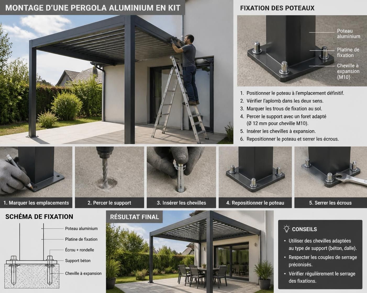 découvrez comment une pergola en kit a métamorphosé une terrasse en une seule journée, alliant rapidité d'installation et design élégant pour votre extérieur.